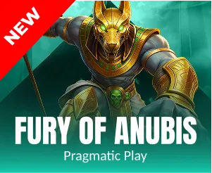 Fury of Anubis slot, desktop view