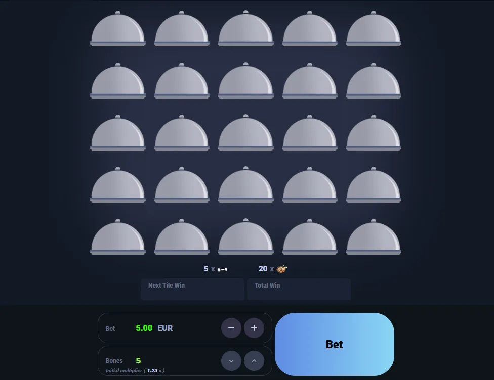 Chicken game screen on MyStake, desktop view